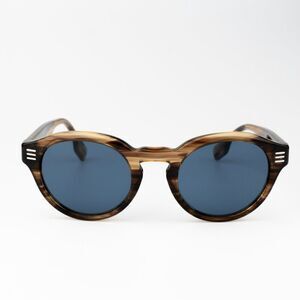 NEW Burberry BE4404 409680 Brown Dark Blue Square Unisex Sunglasses BE 4404